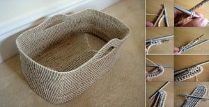 Creatief met touw: mand haken